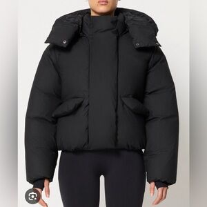 Khy by Kylie Jenner Standard Puffer Jacket Black Large